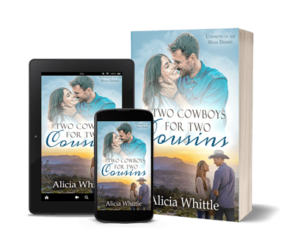 Two Cowboys for Two Cousins by author Alicia Whittle